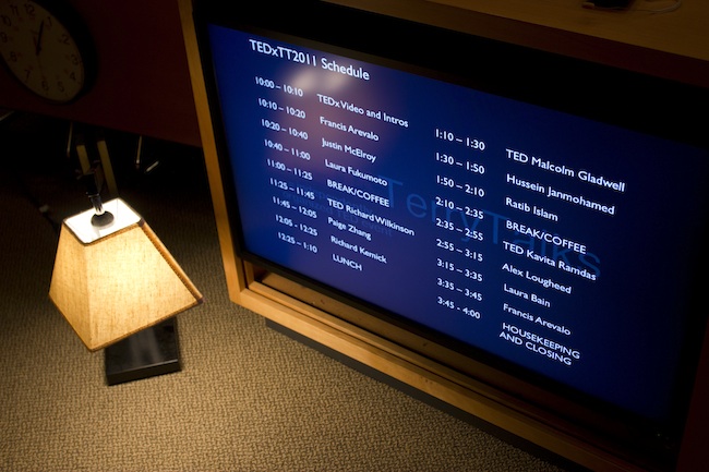 scheduleTEDxTT